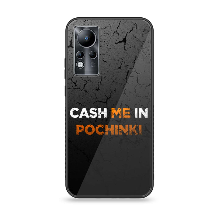 Infinix Note 11/ Note 12 G88  - Cash Me - Premium Metal Printed soft Bumper shock Proof Case  CS-31103