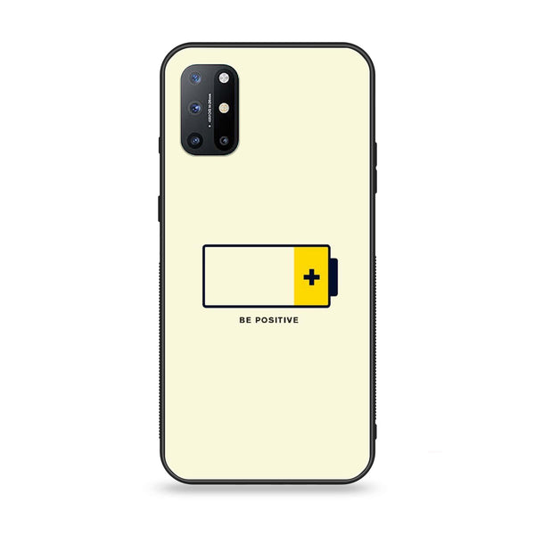 OnePlus 8t / 9R - - Be Positive Design - Premium Metal Printed soft Bumper Shock Proof Case CS-24595