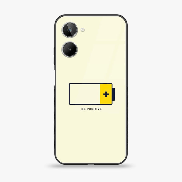 Realme 10 4G - Be Positive Design - Premium Printed Glass soft Bumper Shock Proof Case