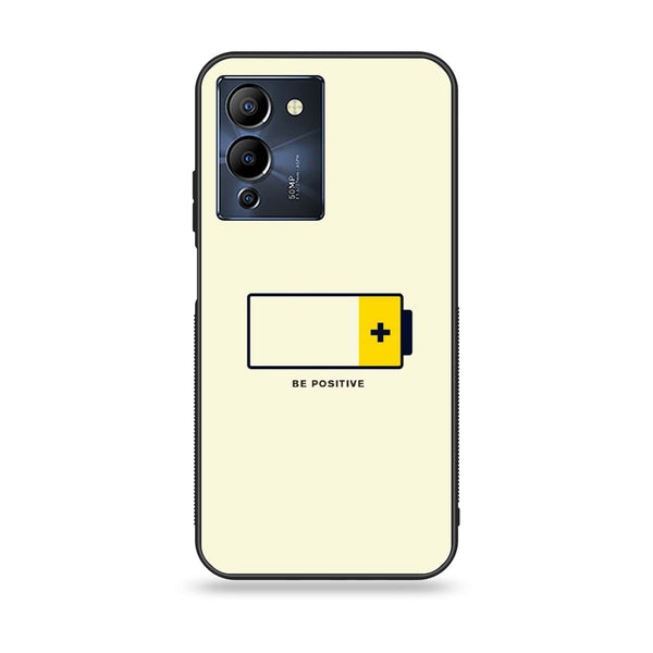 Infinix Note 12 G96 - Be Positive Design - Premium Printed Glass soft Bumper Shock Proof Case CS-20866 CS-34676