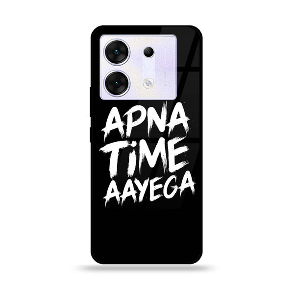 Infinix Zero 30 5G - Apna Time Ayega - Premium Metal Printed soft Bumper shock Proof Case CS-17734