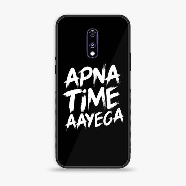 OnePlus 7 - Apna Time Ayega - Premium Printed Glass soft Bumper Shock Proof Case