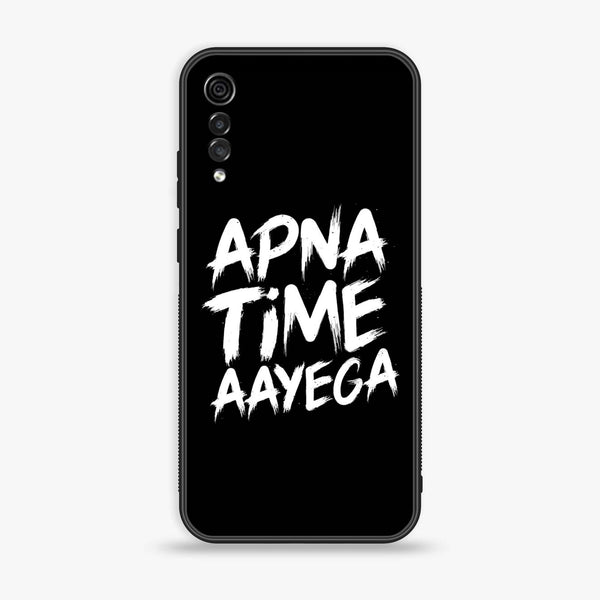 LG Velvet - Apna Time Ayega - Premium Printed Glass soft Bumper shock Proof Case