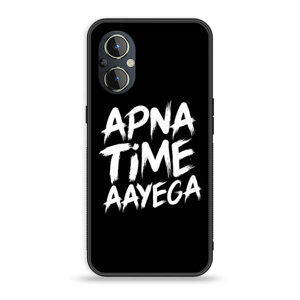 OnePlus Nord N20 5G - Apna Time Ayega - Premium Printed Glass soft Bumper Shock Proof Case