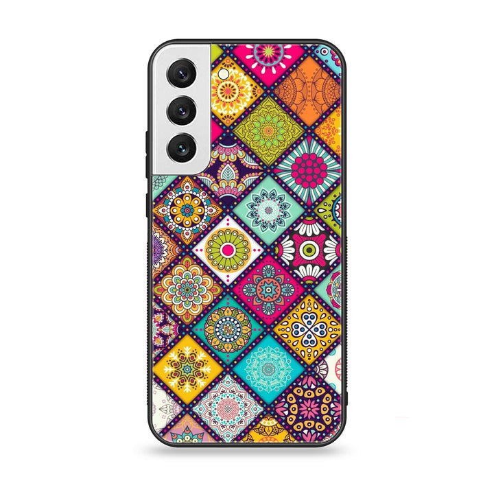 Samsung Galaxy S22 Plus - Mandala Art Design - Premium Metal Printed soft Bumper shock Proof Case