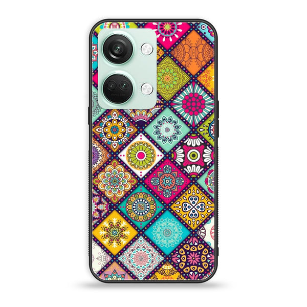 OnePlus Nord 3 5G - Mandala Art Design - Premium Printed Glass soft Bumper shock Proof Case