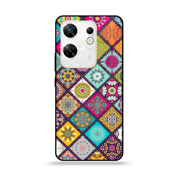 Infinix Zero 30 4G - Mandala Art Design - Premium Metal Printed soft Bumper shock Proof Case CS-24059 CS-24181  CS-22175  CS-35813  CS-38326