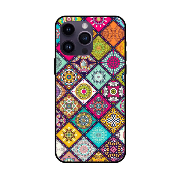 iPhone 12 Pro - Mandala Art Design - Premium Metal Printed soft Bumper shock Proof Case