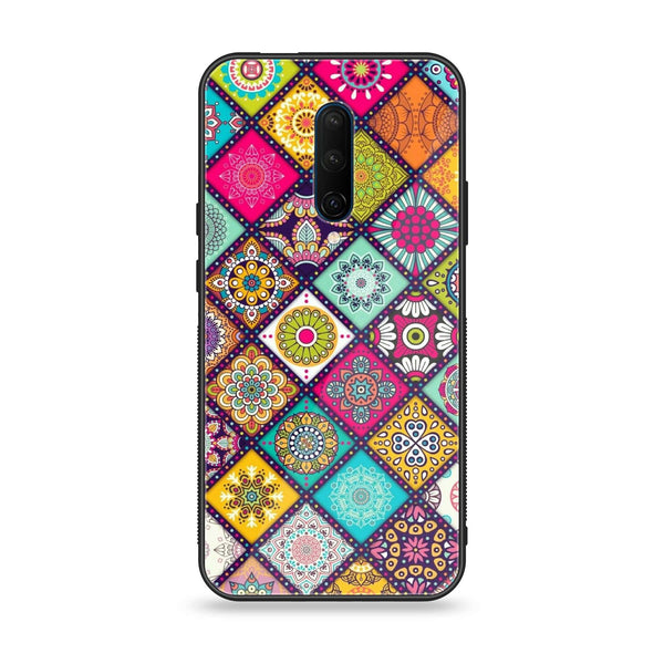 OnePlus 7 Pro - Mandala Art Design - Premium Metal Printed soft Bumper Shock Proof Case CS-35767
