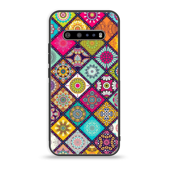 LG V60 - Mandala Art Design - Premium Printed Glass soft Bumper Shock Proof Case