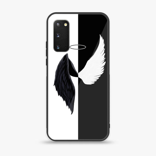 Samsung Galaxy A02s - Angel Wings 2.0 Design 5 - Premium Printed Glass soft Bumper shock Proof Case CS-15158