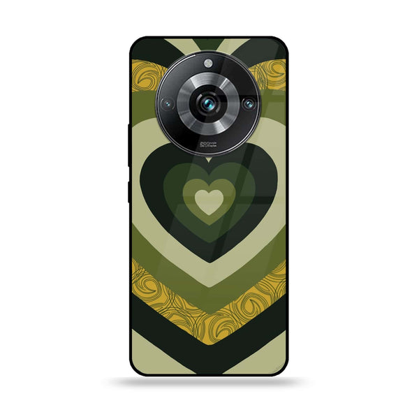 Realme 11 Pro Plus - Heart Beat Series 2.0 - Premium Printed Glass soft Bumper shock Proof Case