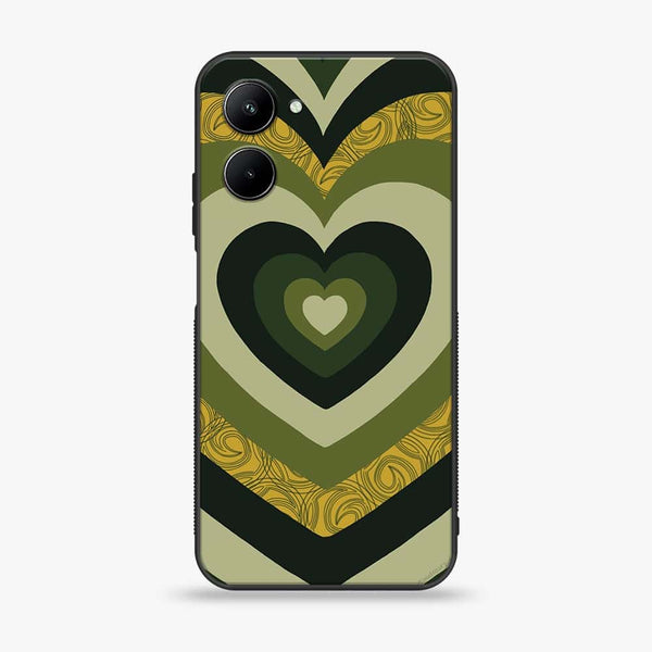 Realme C33 - Heart Beat Series 2.0 - Premium Printed Glass soft Bumper shock Proof Case