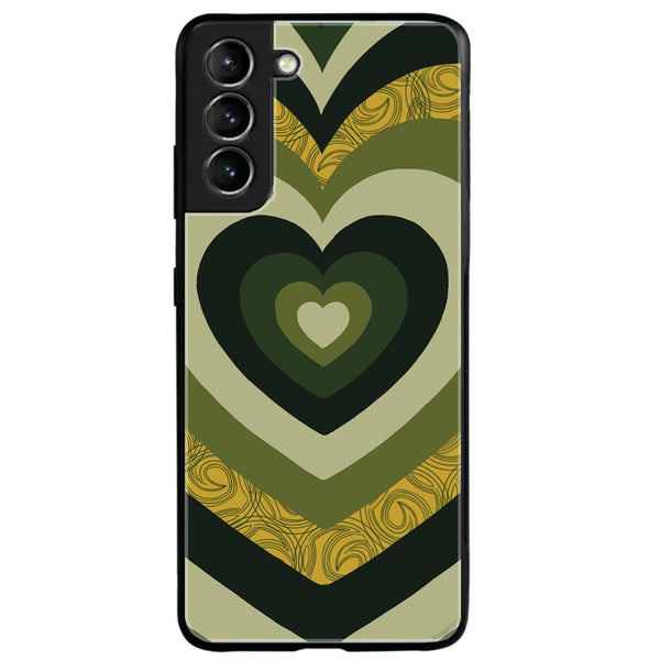 Galaxy S21 Plus - Heart Beat Series 2.0 - Premium Metal Printed soft Bumper shock Proof Case
