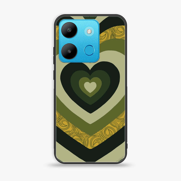 Infinix Smart 7 - Heart Beat Series 2.0 - Premium Printed Glass soft Bumper shock Proof Case