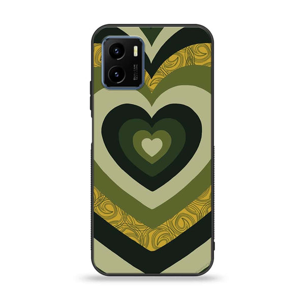 Vivo Y15c Heart Beat Series 2.0 Premium Printed Glass soft Bumper shock Proof Case