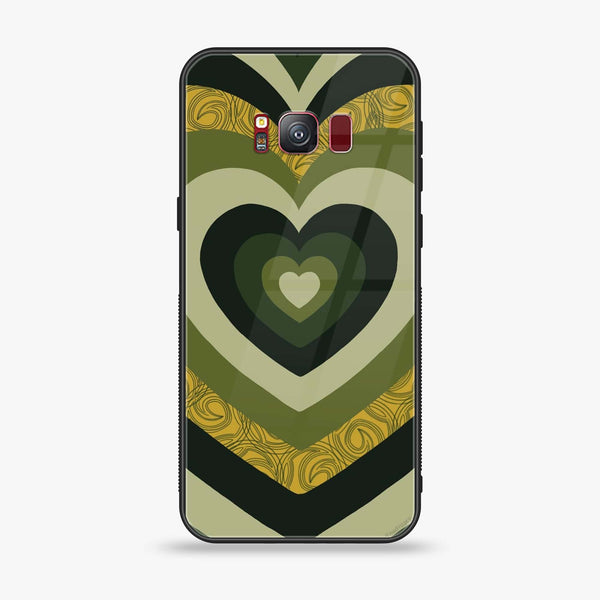 Galaxy S8 Plus - Heart Beat Series 2.0 - Premium Printed Glass soft Bumper shock Proof Case