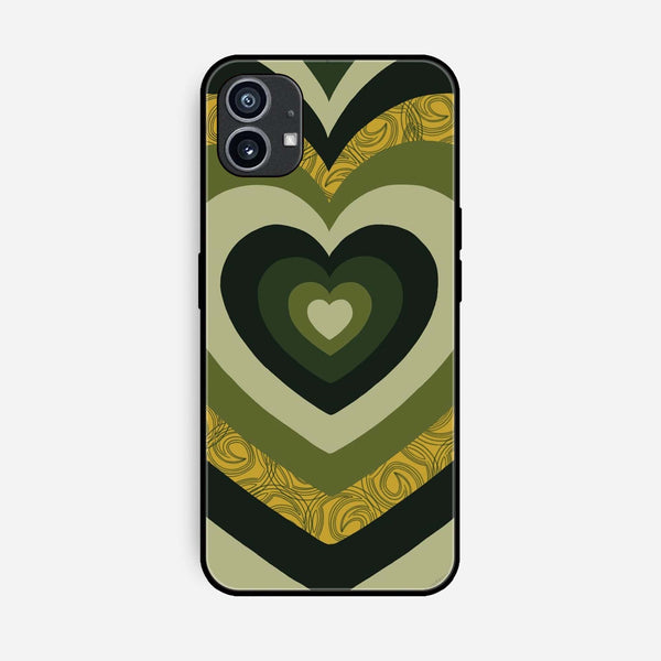Nothing Phone (1) Heart Beat Series 2.0 Premium Printed Glass soft Bumper shock Proof Case