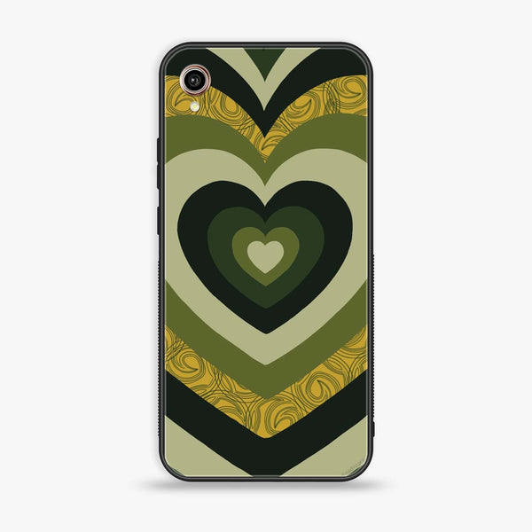 Vivo Y91C - Heart Beat Series 2.0 - Premium Printed Glass soft Bumper shock Proof Case