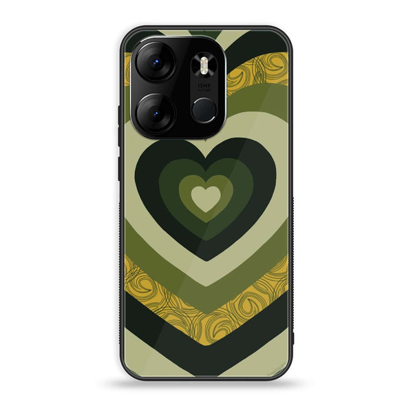 Tecno Spark Go 2023 - Heart Beat Series 2.0 - Premium Printed Glass soft Bumper shock Proof Case