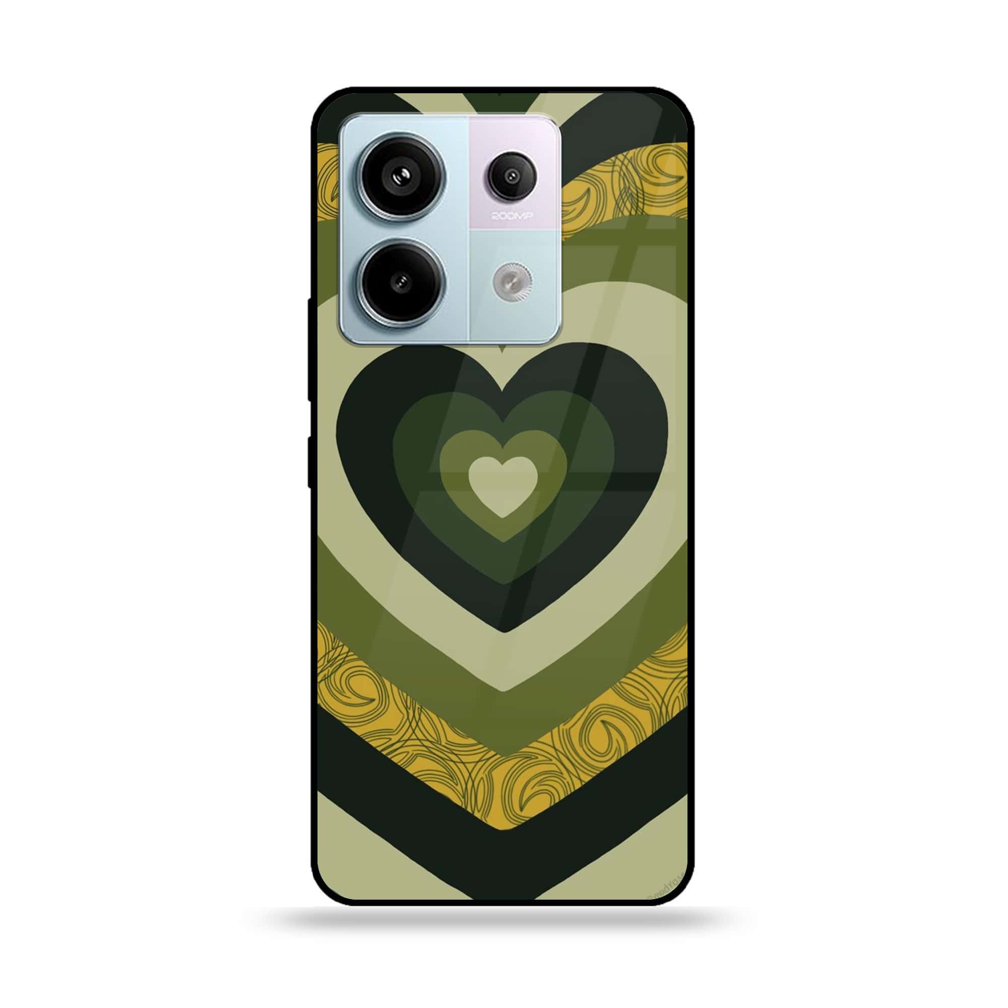 Redmi Note 13 - Heart Beat Series 2.0 - Premium Metal Printed soft Bumper shock Proof Case