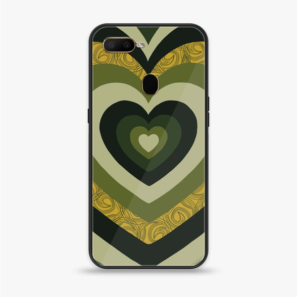 OPPO F9 Pro - Heart Beat Series 2.0 - Premium Printed Glass soft Bumper shock Proof Case