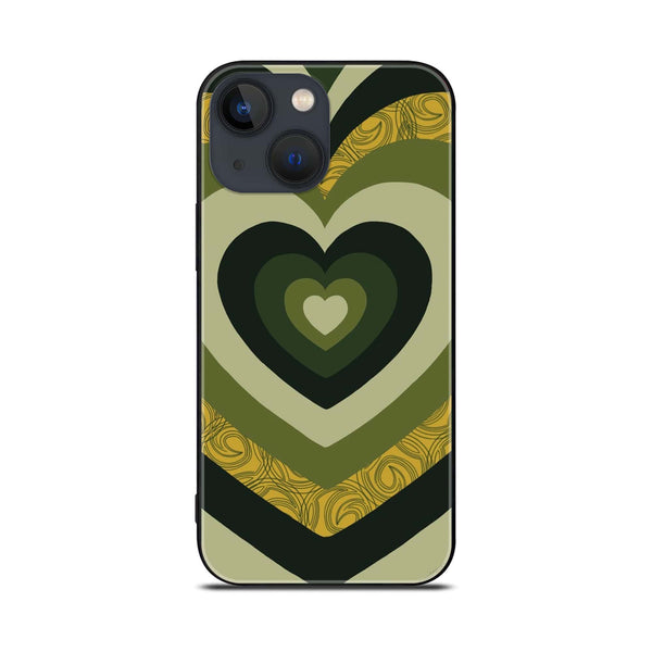 iPhone 14 - Heart Beat Series 2.0 - Premium Printed Glass soft Bumper shock Proof Case