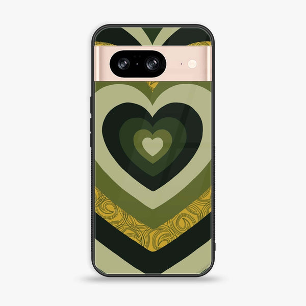 Google Pixel 8 - Heart Beat Series 2.0 Design 1 - Premium Metal Printed soft Bumper Shock Proof Case  CS-29167