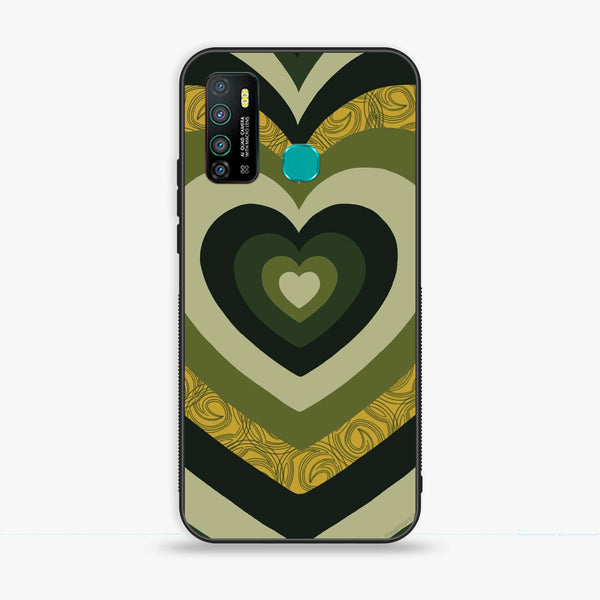Infinix Hot 9 Play - Heart Beat Series 2.0 - Premium Metal Printed soft Bumper shock Proof Case