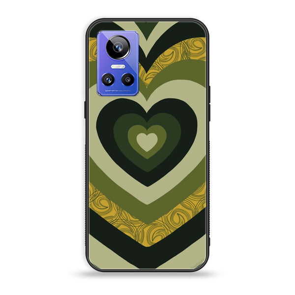Realme GT Neo 3 - Heart Beat Series 2.0 - Premium Printed Glass soft Bumper shock Proof Case