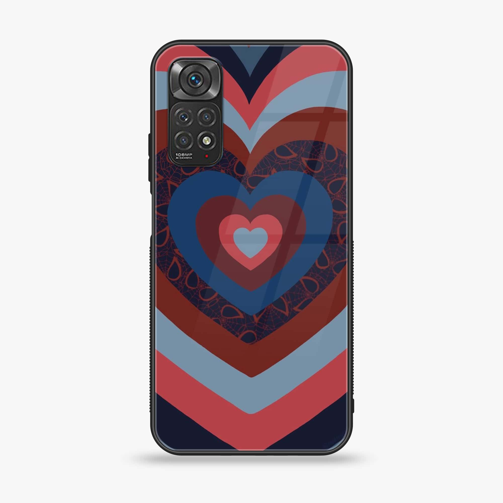 Xiaomi Redmi Note 11 Pro Heart Beat 2.0 Series Premium Printed Glass soft Bumper shock Proof Case