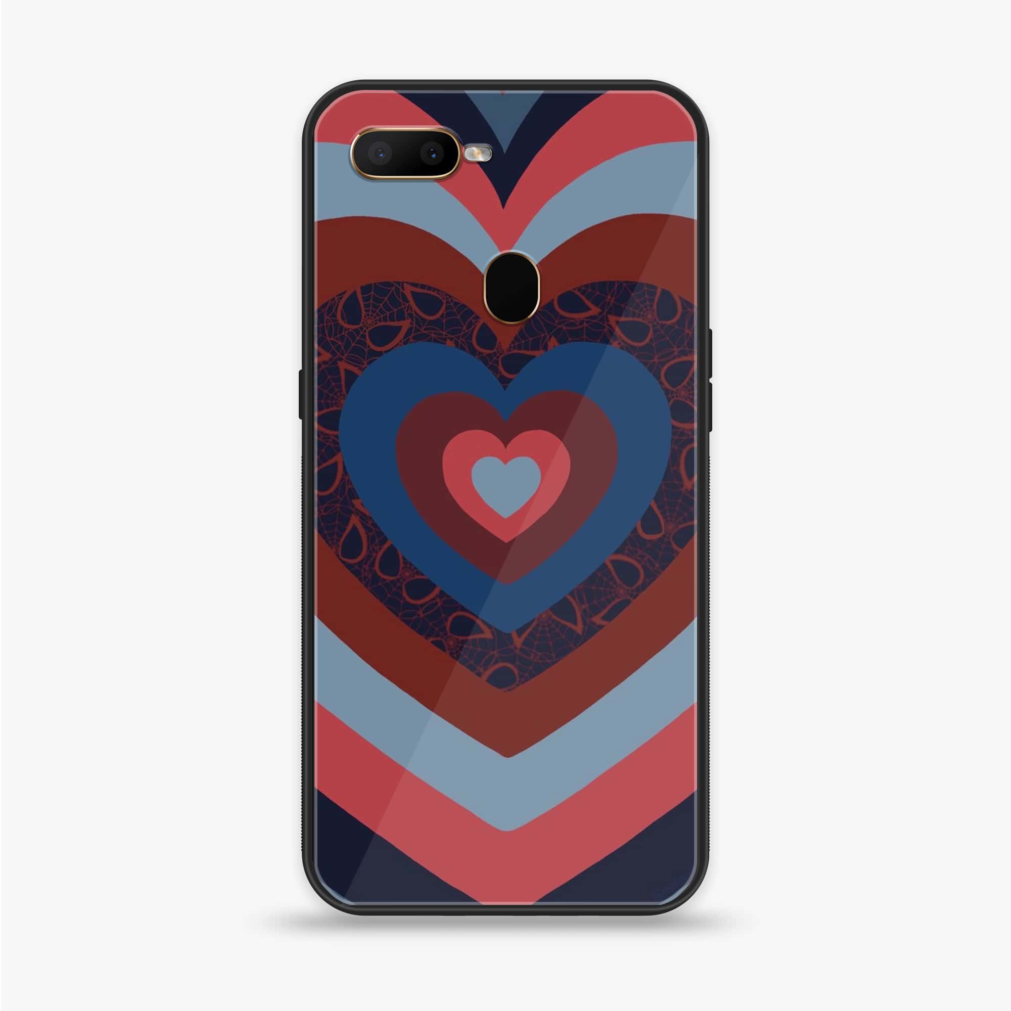 Oppo A12  - Heart Beat Series 2.0 - Premium Printed soft Bumper shock Proof Case