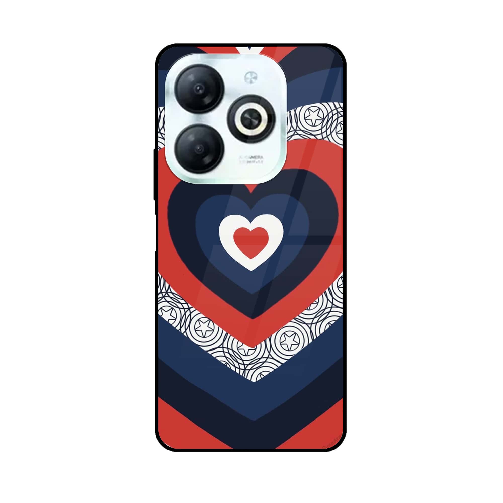 Tecno Spark 20 - Heart Beat Series 2.0 - Premium Printed Glass soft Bumper shock Proof Case