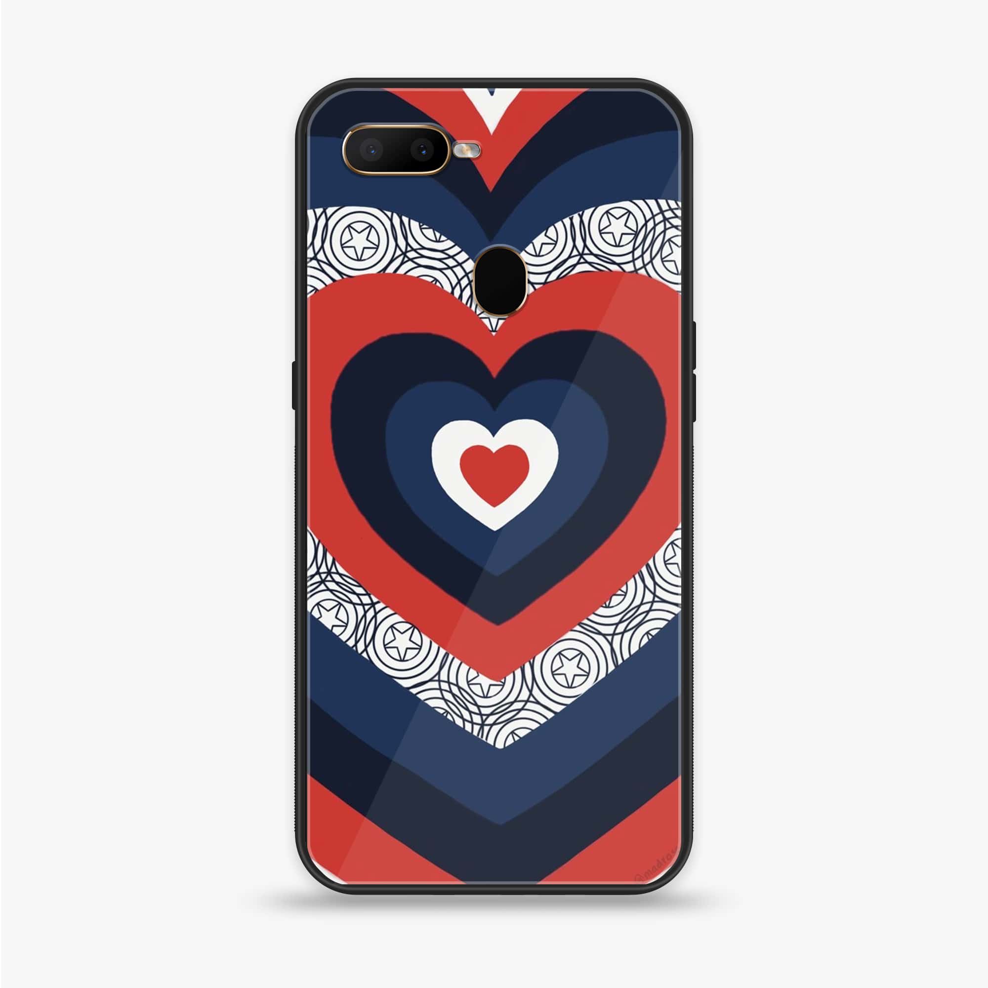 Oppo A12  - Heart Beat Series 2.0 - Premium Printed soft Bumper shock Proof Case