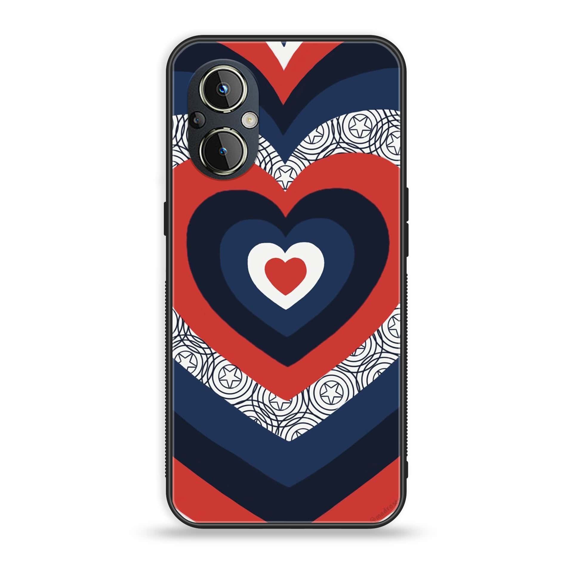 OnePlus Nord N20 5G - Heart Beat Series 2.0 - Premium Printed Glass soft Bumper shock Proof Case