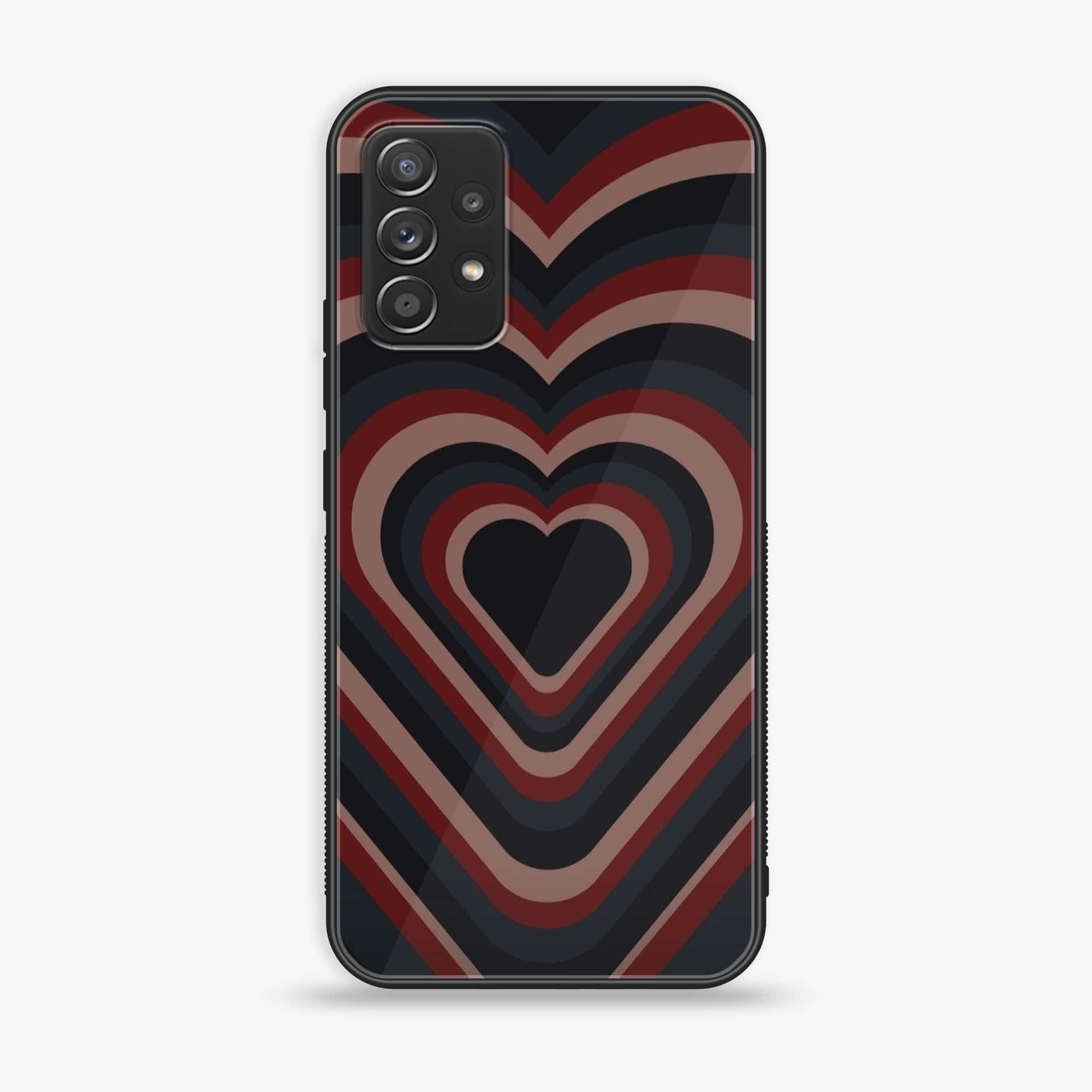 Samsung Galaxy A53 - Heart Beat Series 2.0 - Premium Printed Glass soft Bumper shock Proof Case