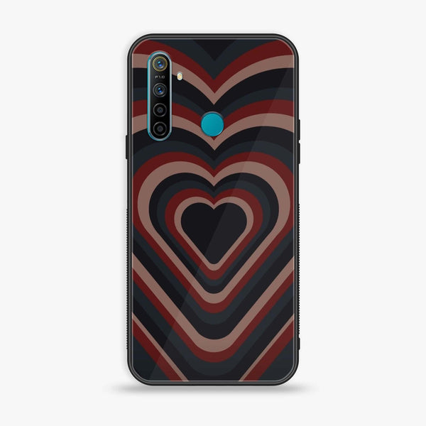 Realme 5 pro Heart Beat 2.0 Design 4 - Premium Printed Glass soft Bumper shock Proof Case CS-23646