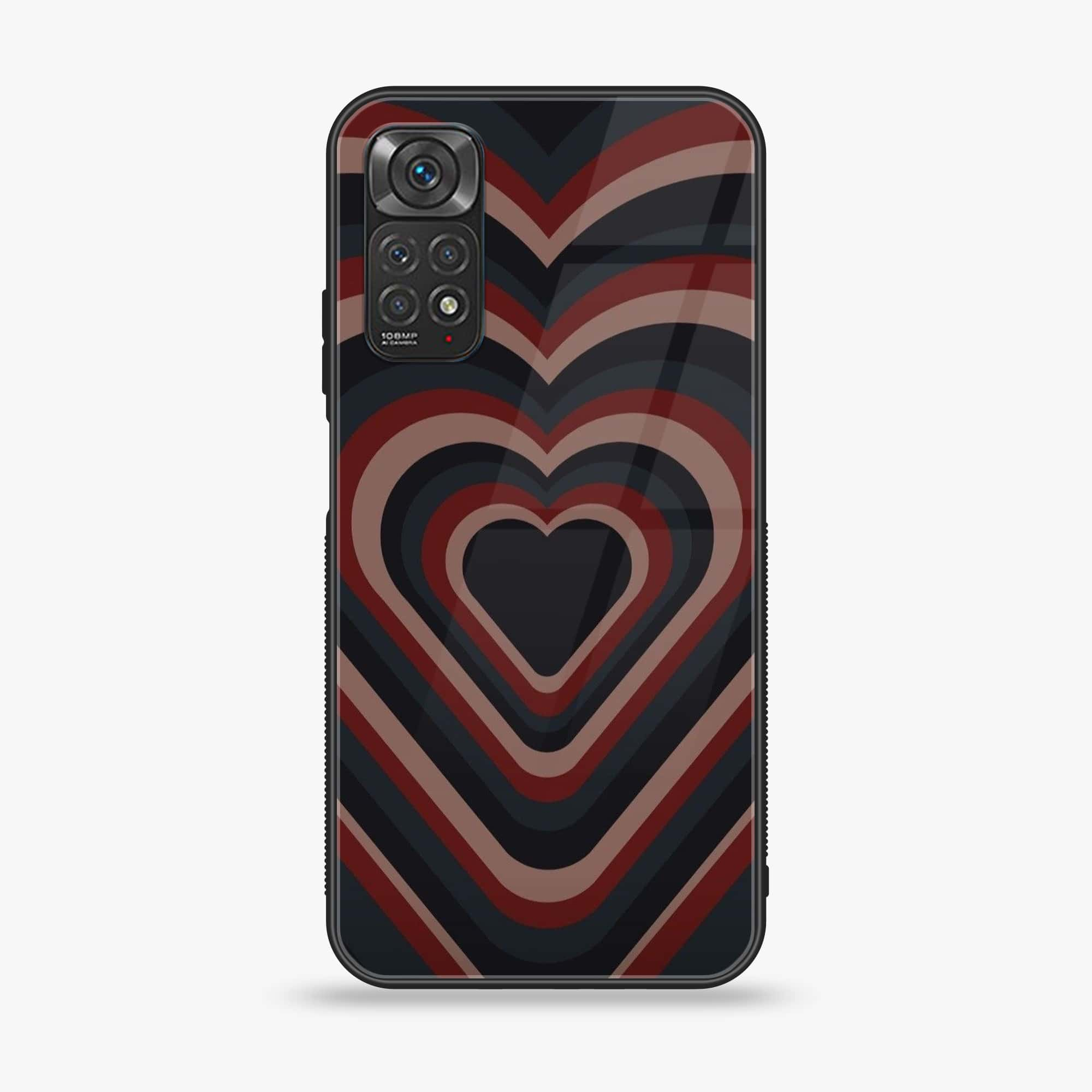 Xiaomi Redmi Note 11 Pro Heart Beat 2.0 Series Premium Printed Glass soft Bumper shock Proof Case