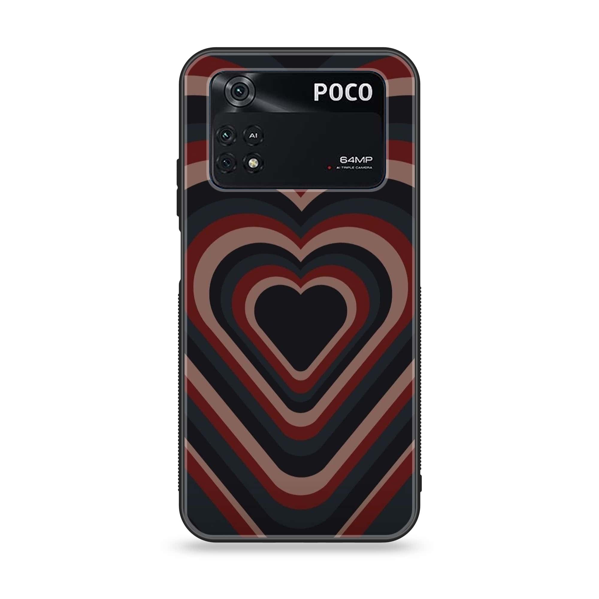 Xiaomi Poco M4 Pro 4G - Heart Beat Series 2.0 - Premium Printed Glass soft Bumper shock Proof Case