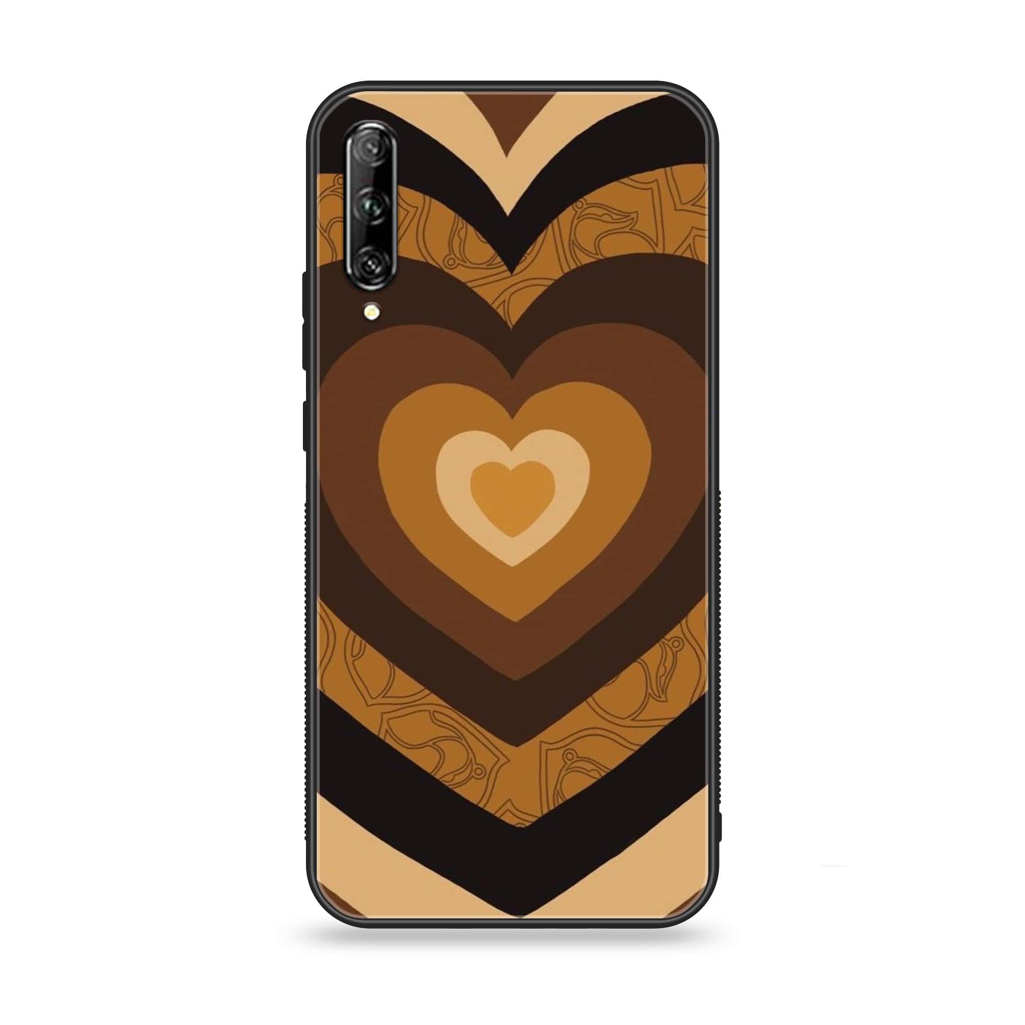 Huawei Y9s - Heart Beat 2.0 Series - Premium Printed Glass soft Bumper shock Proof Case