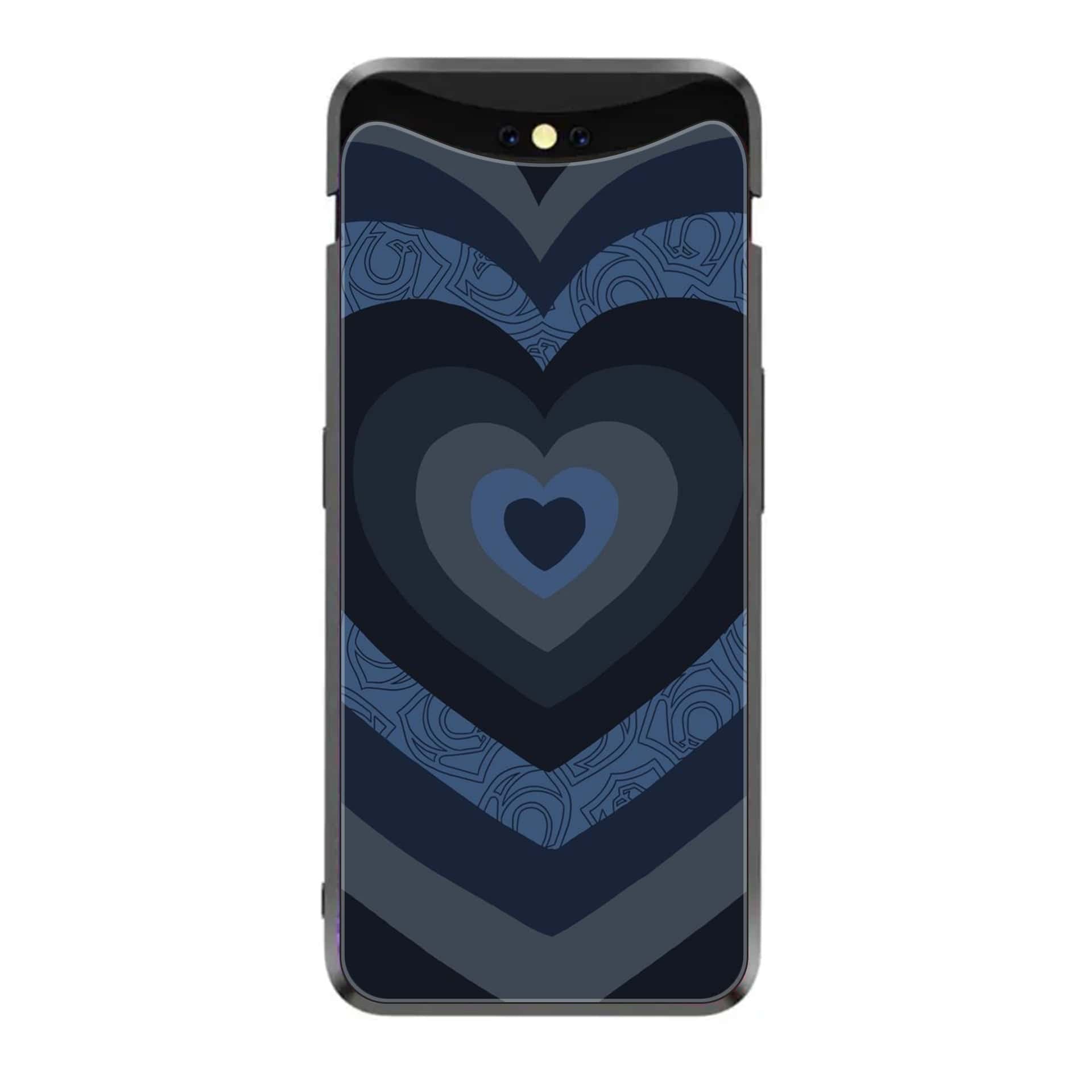 Oppo Find X - Heart Beat Series 2.0 - Premium Printed Glass soft Bumper shock Proof Case