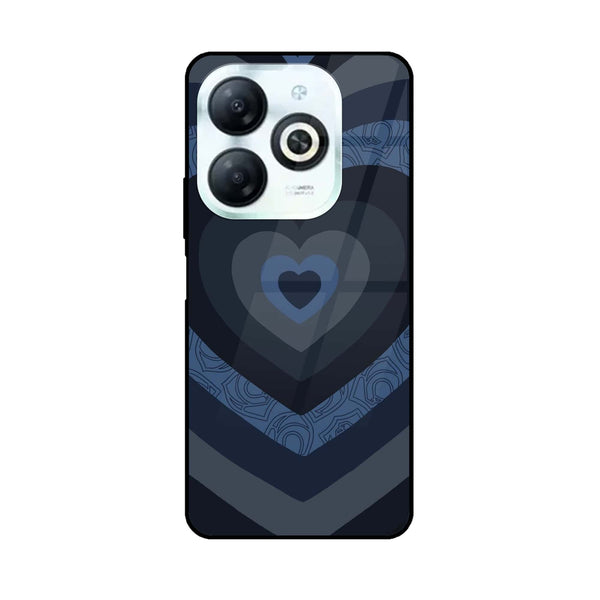 Infinix Smart 8 - Heart Beat 2.0  Design 6 - Premium Printed Glass soft Bumper shock Proof Case  CS-25084