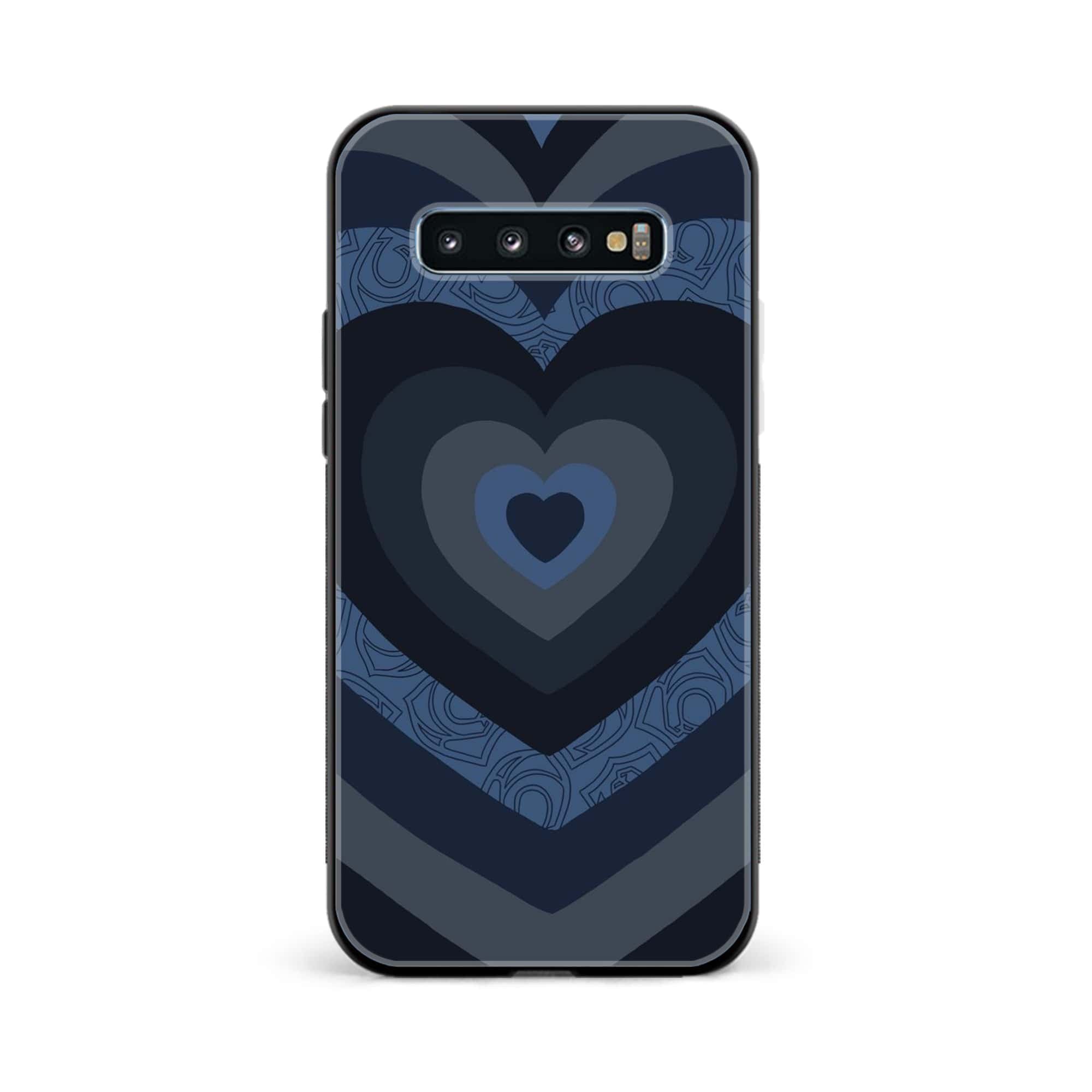 Galaxy S10 Plus - Heart Beat Series 2.0 - Premium Printed Glass soft Bumper shock Proof Case