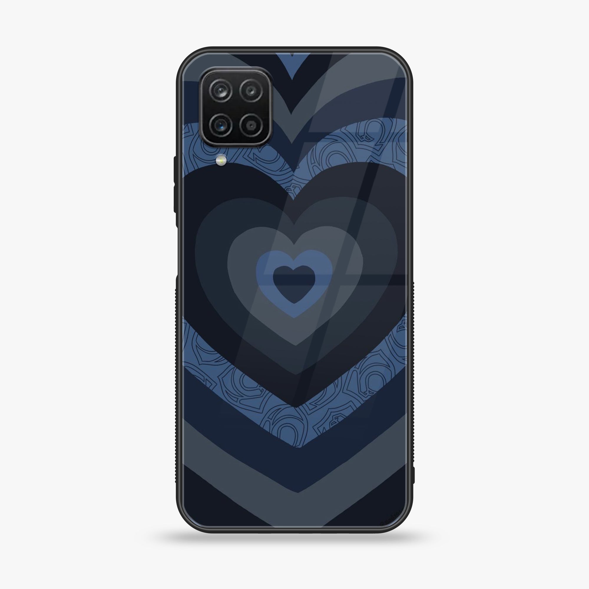 Samsung Galaxy A12 / A12 Nacho - Heart Beat Series 2.0 - Premium Printed Glass soft Bumper shock Proof Case