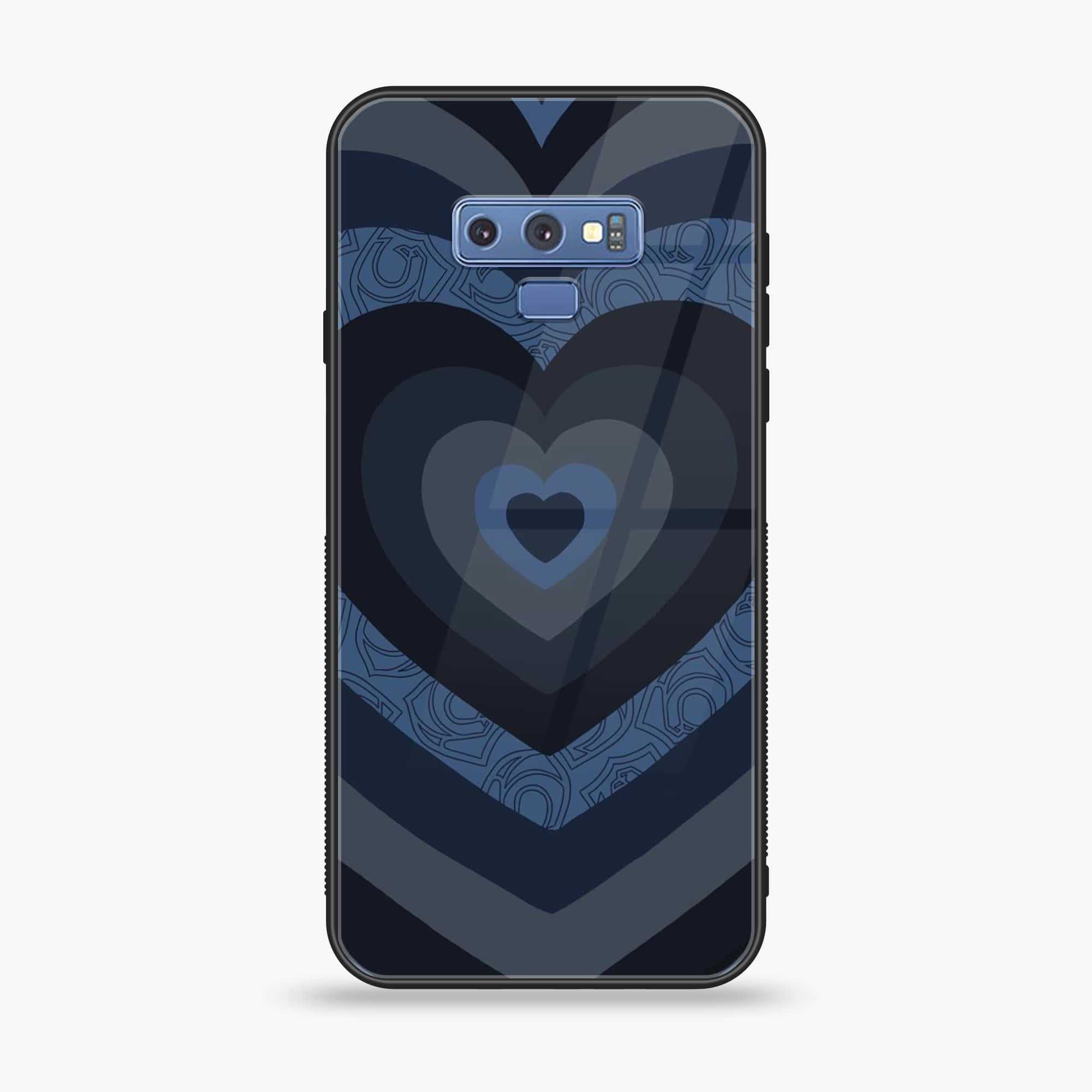 Samsung Galaxy Note 9 - Heart Beat Series 2.0 - Premium Printed Glass soft Bumper shock Proof Case
