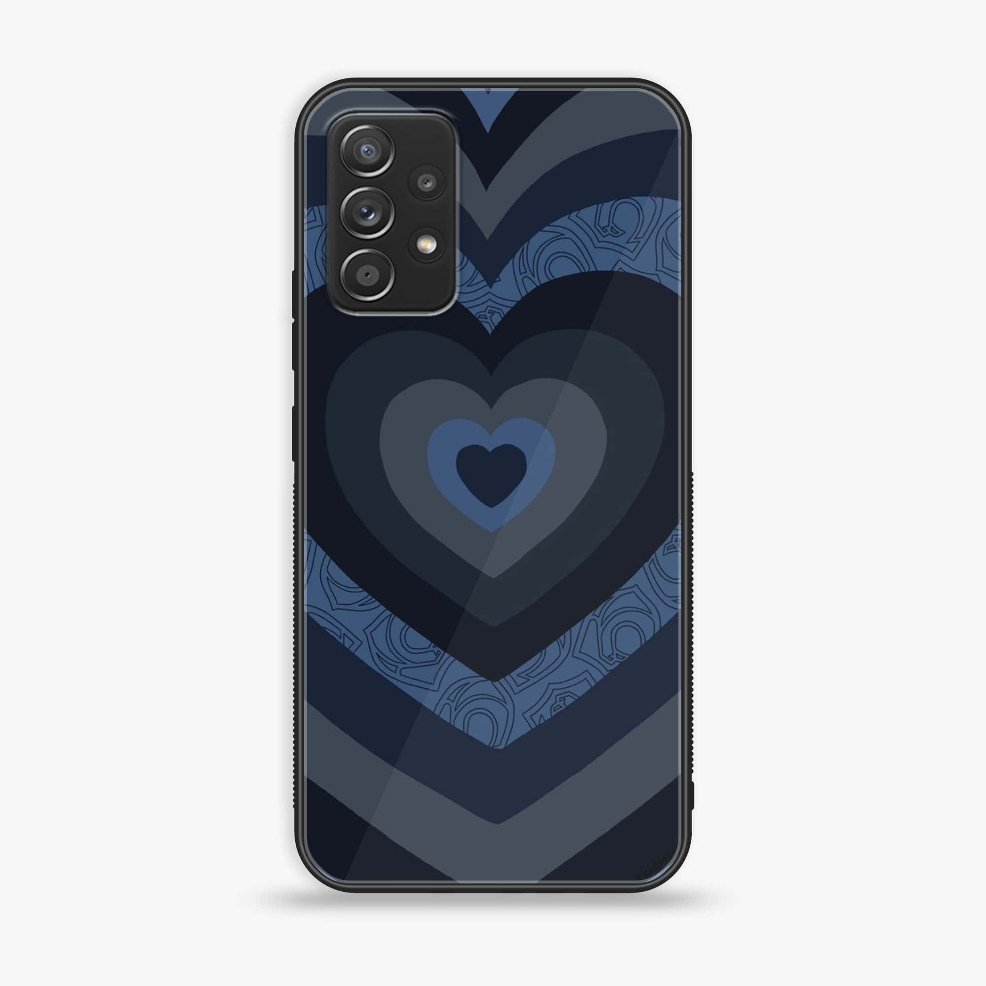 Samsung Galaxy A73 - Heart Beat Series 2.0 - Premium Printed Glass soft Bumper shock Proof Case