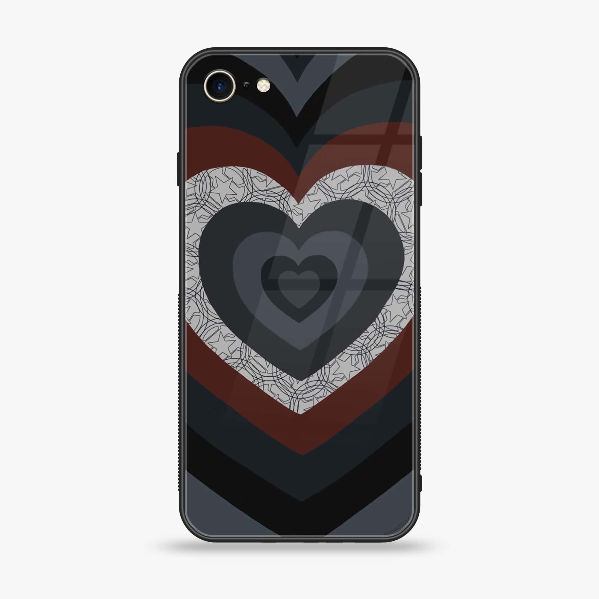 iPhone 7 - Heart Beat Series 2.0 - Premium Printed Glass soft Bumper shock Proof Case