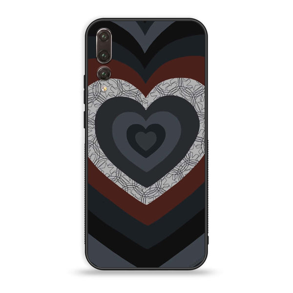 Huawei P20 Pro - Heart Beat 2.0 Design 7- Premium Printed Glass soft Bumper shock Proof Case CS-51142