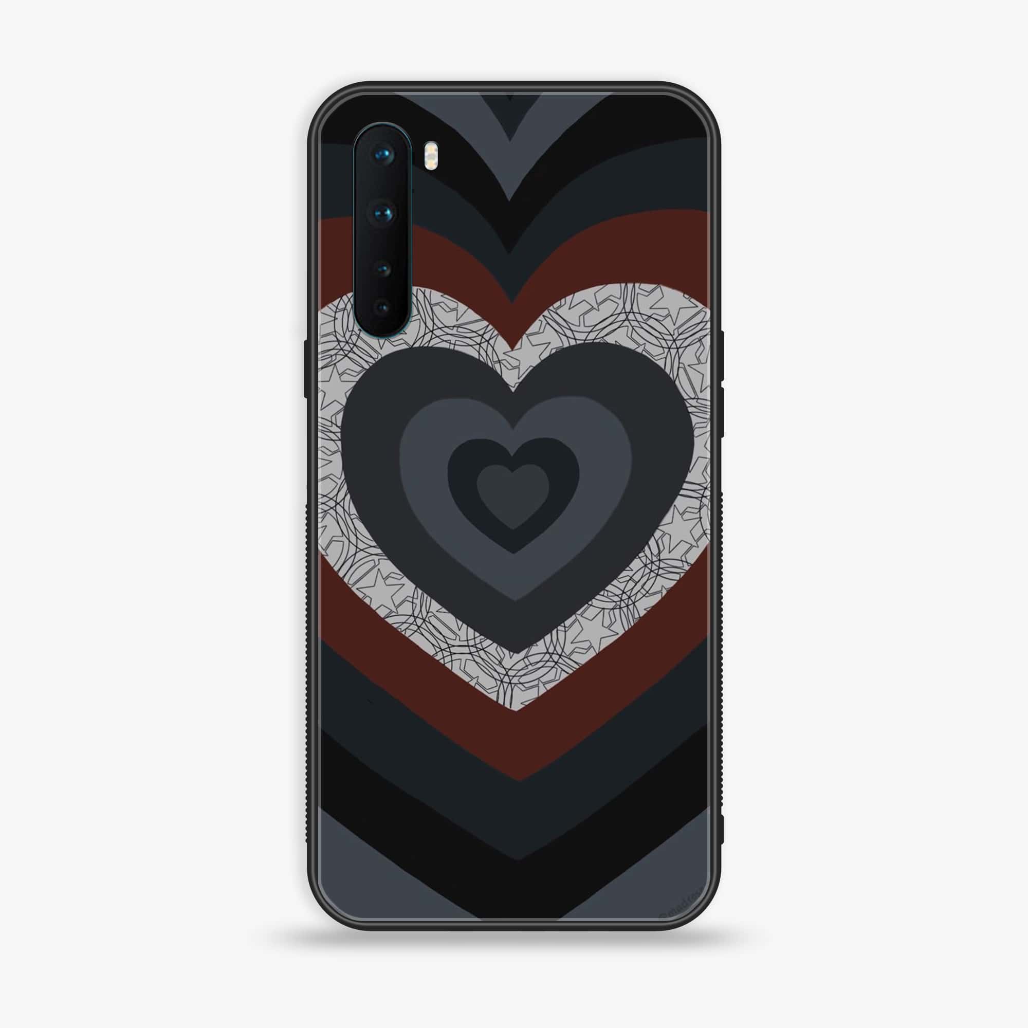 OnePlus Nord - Heart Beat Series 2.0 - Premium Printed Glass soft Bumper shock Proof Case