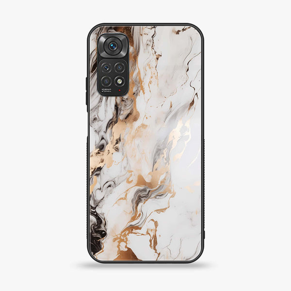 Xiaomi Redmi Note 11 Pro Plus 5G Liquid Marble Series Premium Printed Glass soft Bumper shock Proof Case